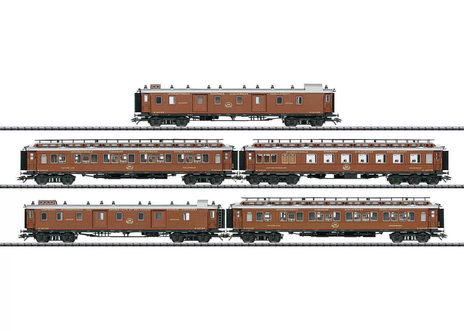 Trix 24794 Orient Express. H0 CIWL. 1/87 Orient Express. Orient Express CIWL. H 0 54