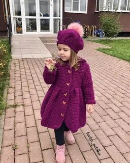 Вязание кардигана девочкам