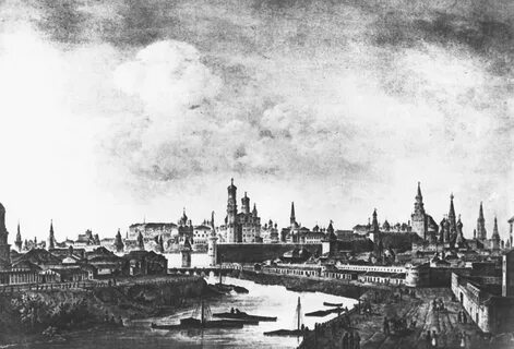 Москва начало 18 века