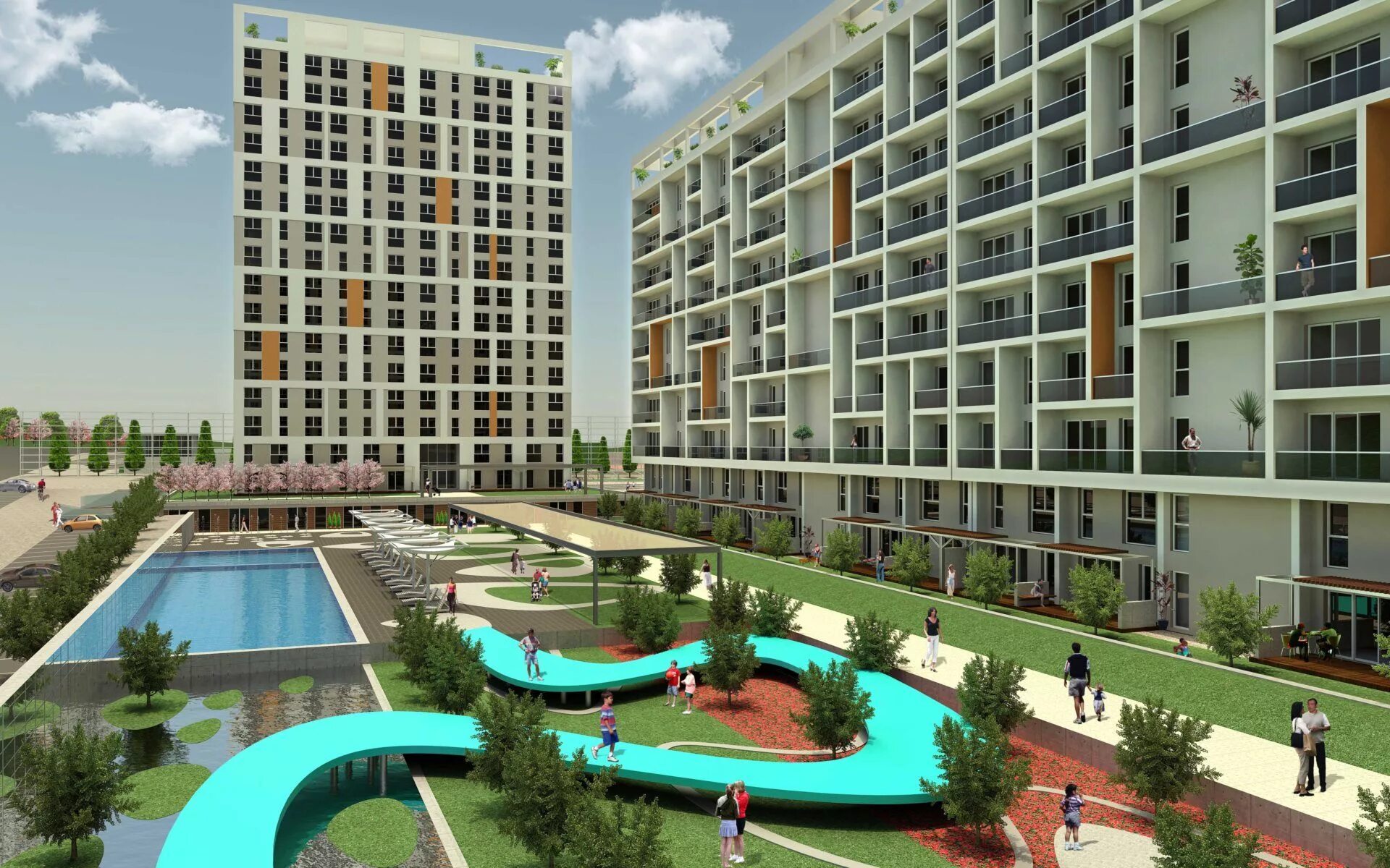 Part apart. Soyak. maquorry park apartments for sale. doga kent istanbul sale.