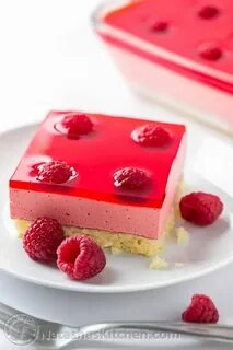 Пенка с малиной