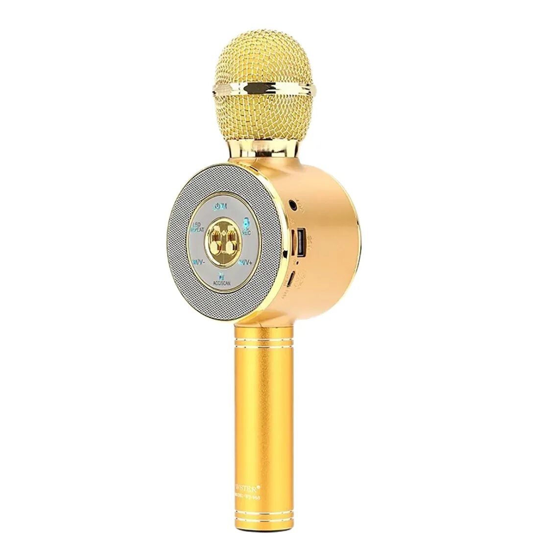 Bluetooth microphone. Караоке-микрофон wster ws-668. микрофон колонка ws-668 золотой wster. микрофон ws 668. беспроводной bluetooth hifi микрофон караоке.