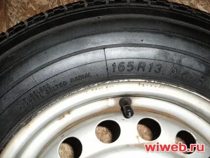 Найдите диаметр колеса 165 70 r13