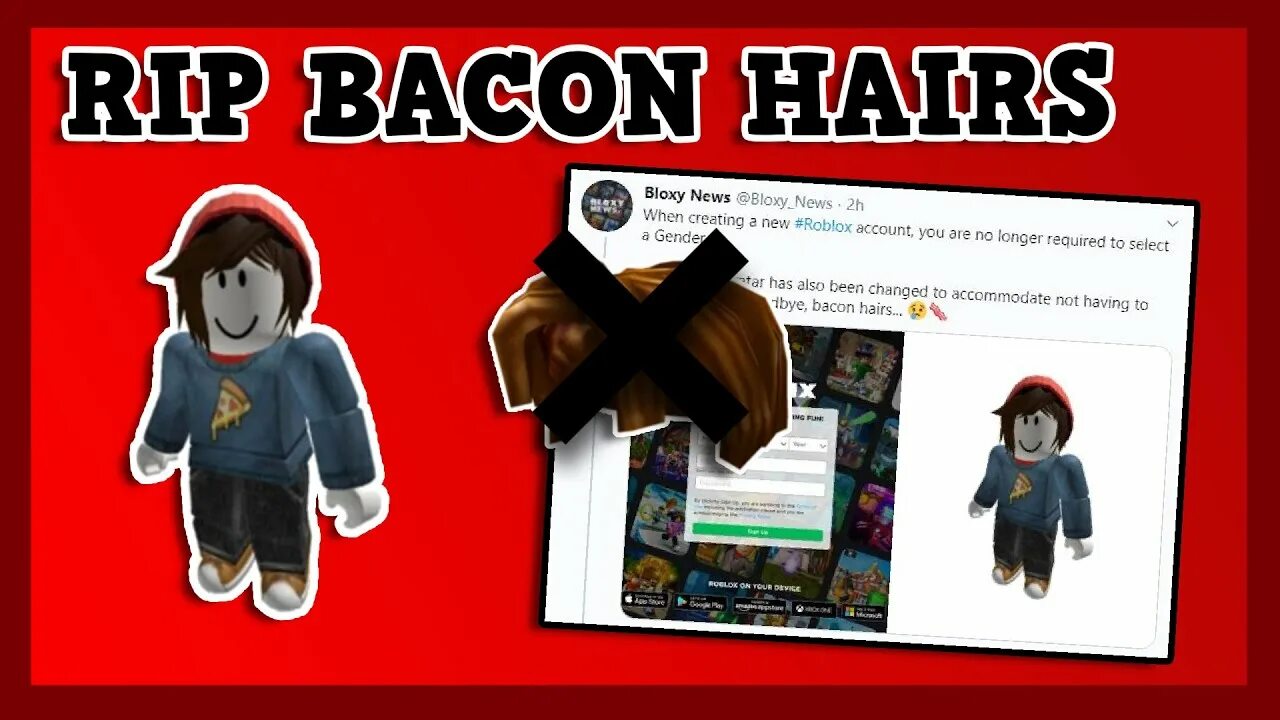 Roblox removal button. Rip Bacon.