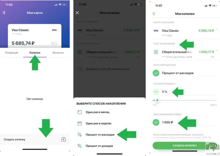 Копилка в приложении Сбербанк. Сбербанк подключение копилки. Накопительный счет и Сбер копилка.