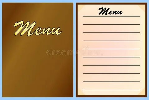 Empty menu