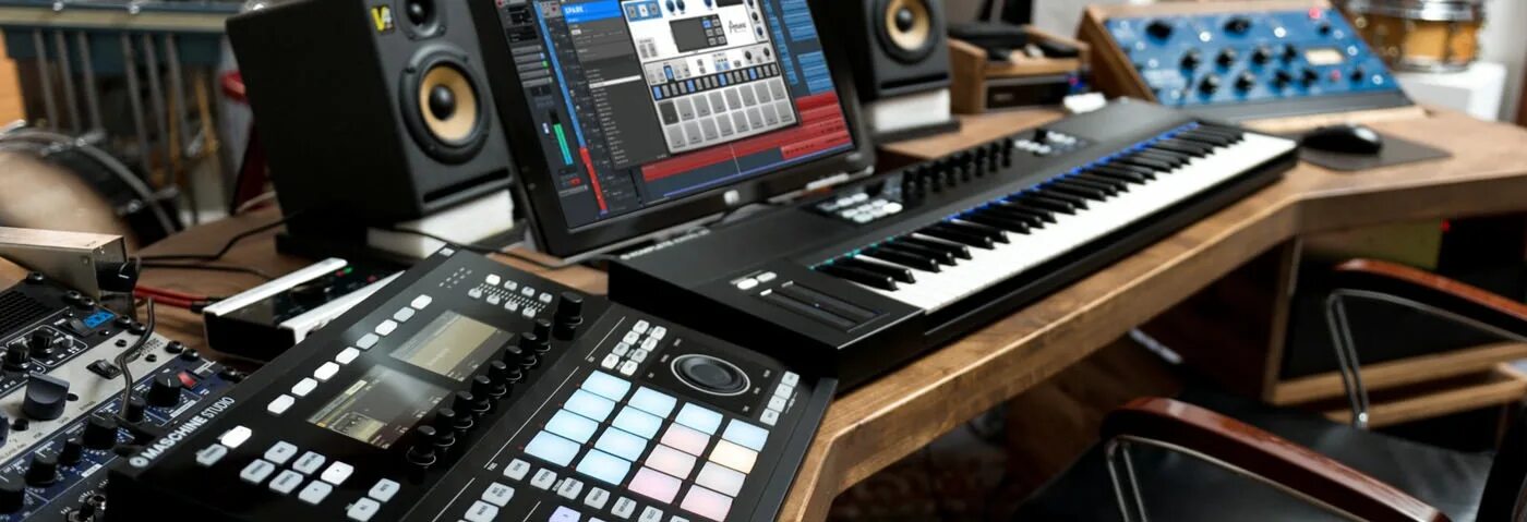 Native instruments studio. Native instruments maschine komplete kontrol nks. дизайн звука. music instrument studio. звуковой дизайн примеры.