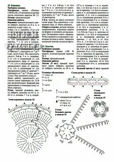 Корзинки крючком описание