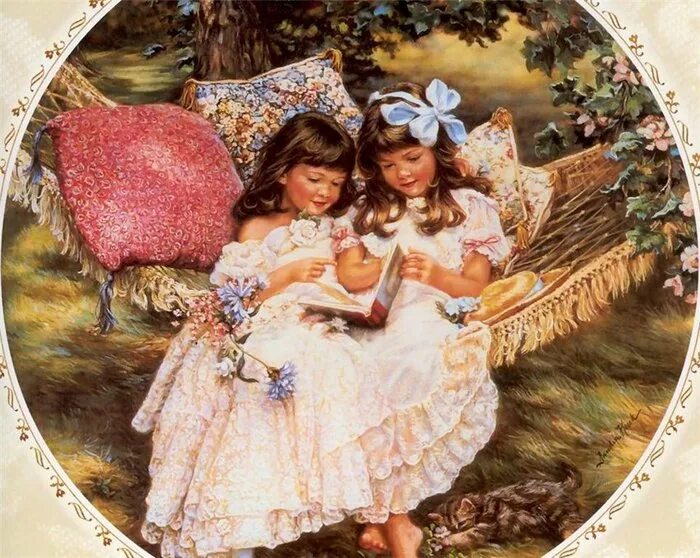 Любимой сестре ретро. Сестры древний стиль. Сельские подруги. Двух сестер ретро. Художник сандра кук рождество.