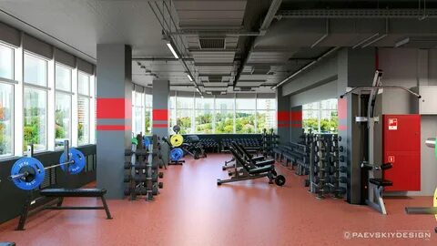 Фитнес клуб в торговом центре