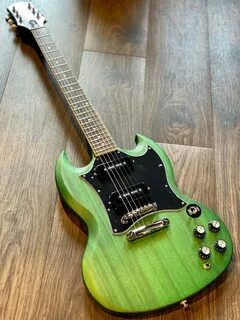 epiphone sg green.