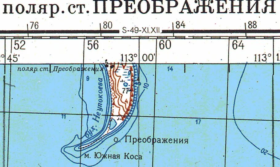 Глубина акватории