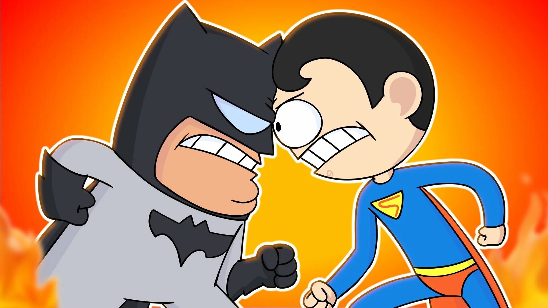 Обезьяна в теплой воде песня бэтмен. Batman versus Superman cartoon. Animated Parody Song. Messi vs Superman.