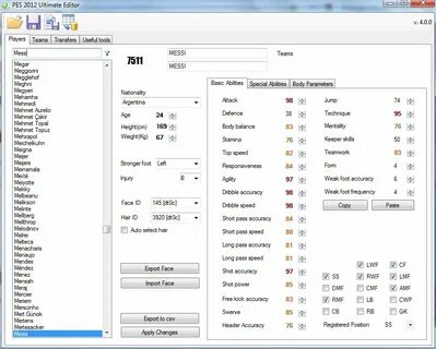 Demo editor