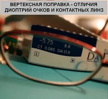 Разница диоптрий