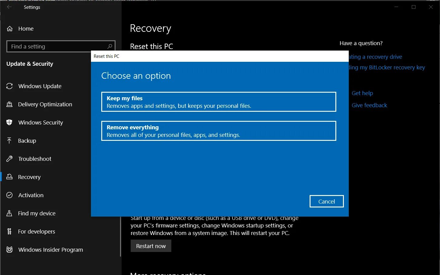 Reset factory setting. How to reset pc. factory reset settings. reset windows installer. how to reset windows installation русс.