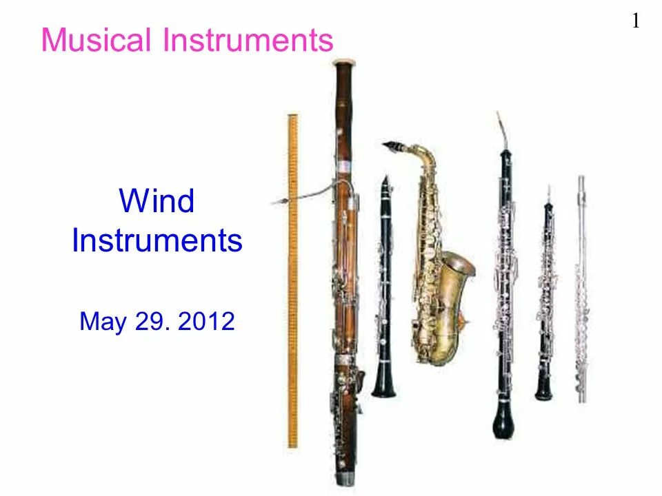 Gone instruments
