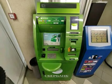 Терминал сбербанка в магазине