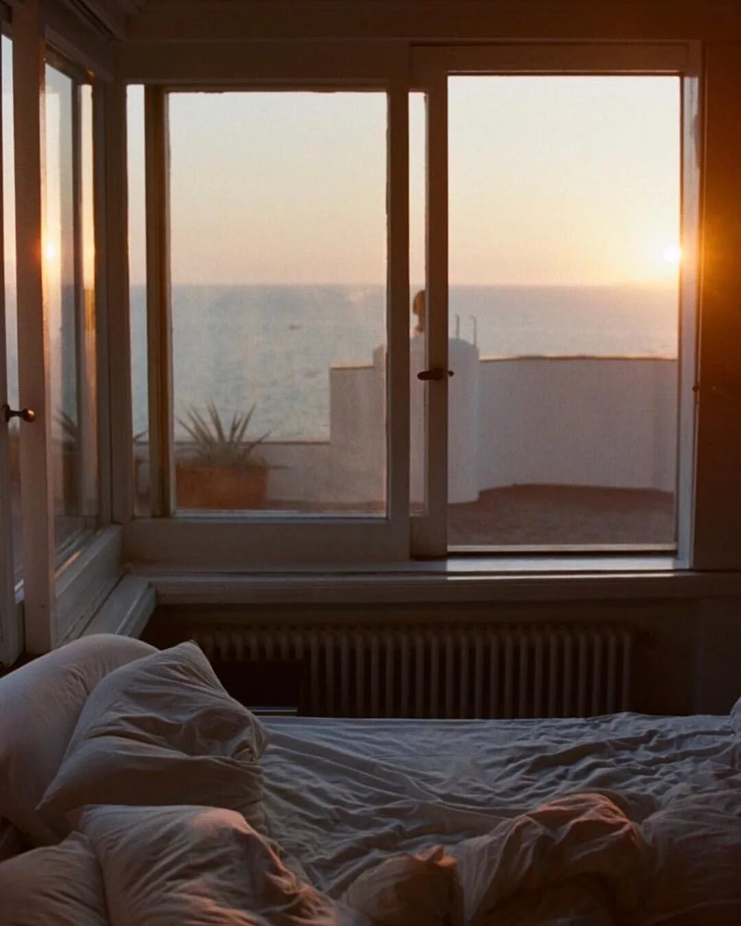 He the window in the room