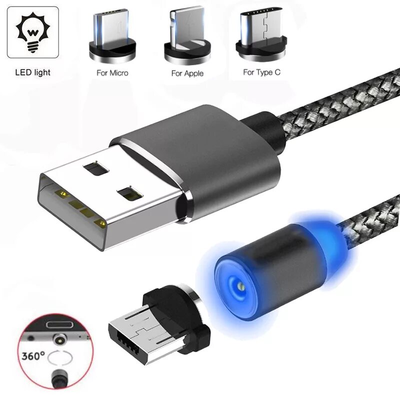 Зарядка type c для телефона купить. Магнитный USB кабель Type-c. Магнитный USB-кабель для зарядки телефона. 3 В 1. Lightning, Type-c и Micro-USB. Магнитный кабель тайп си. USB кабель с Type-c и магнитная 2 в 1.
