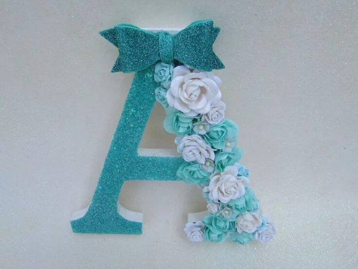 https://laboheme.life Flower letters, Diy baby stuff, Crafts
