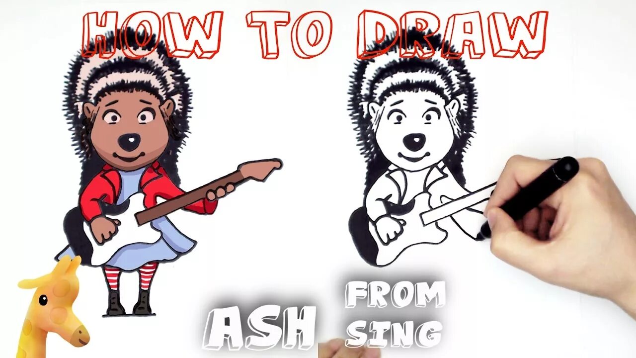 Sing art. Sing 2 Ash. Sing Ash Art. Ash Porcupine. Sing Ash and Lance.