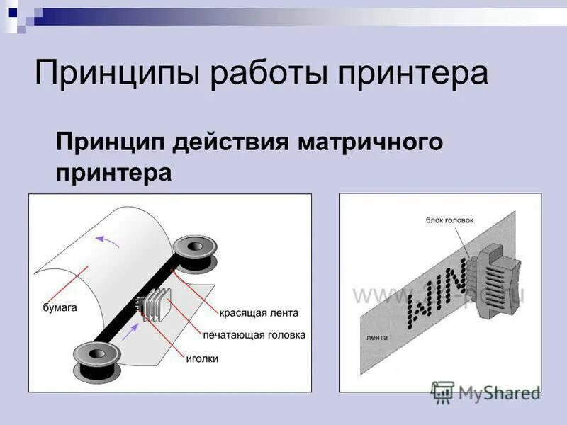 Матричный принтер принцип работы. Устройство матричного принтера схема. Принцип печати матричного принтера. Печатающая головка матричного принтера.