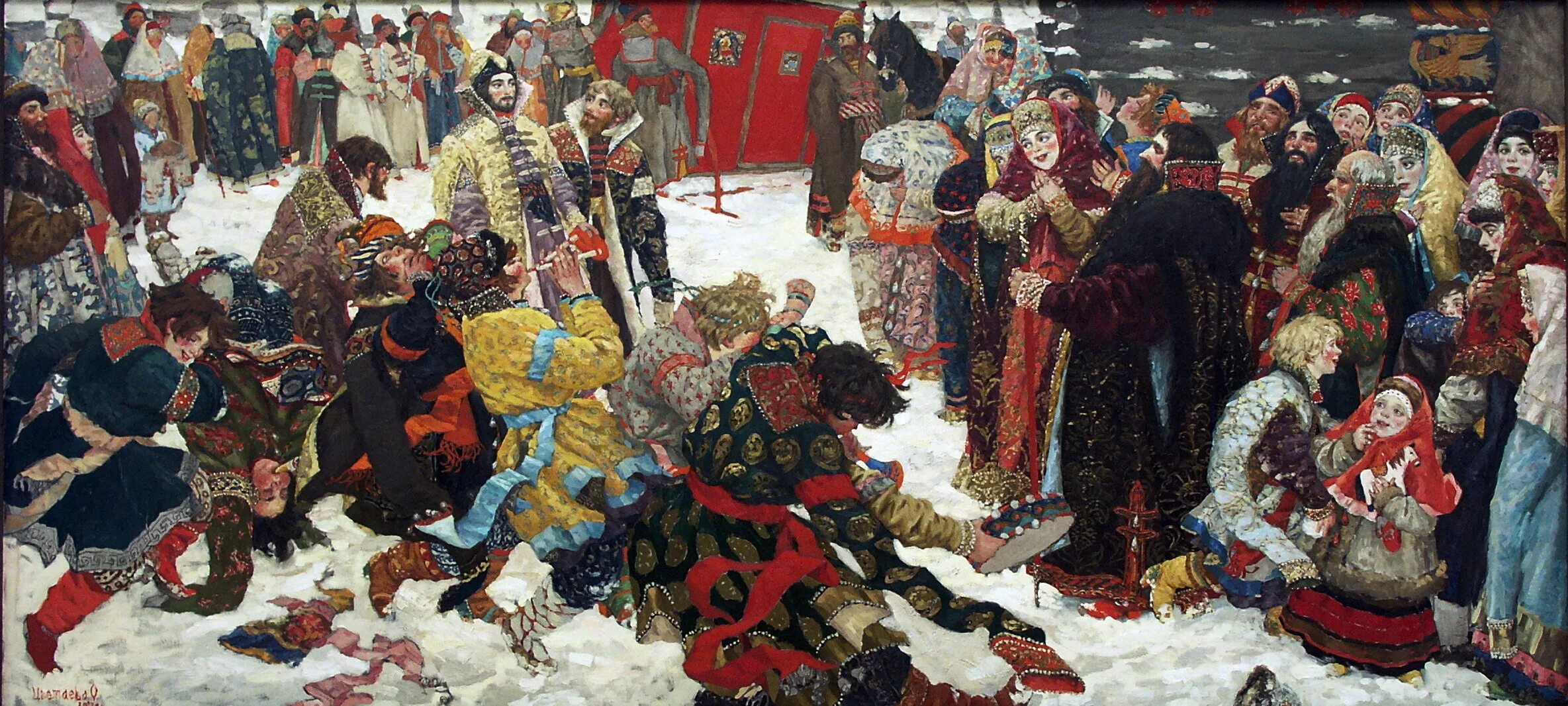 Моргун художник РАЖВИЗ. Васнецов базар 17 век.