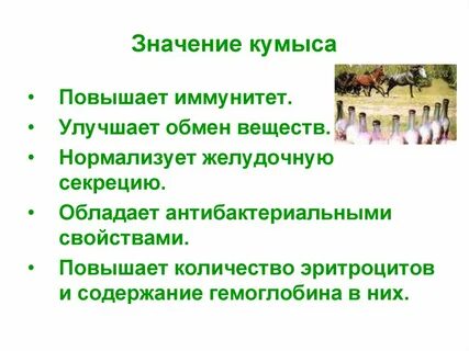 Чем полезен кумыс
