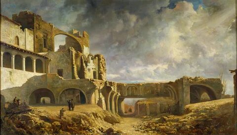 Ramon Martí i Alsina - Ruins of the Palace - Google Art Project.jpg. 