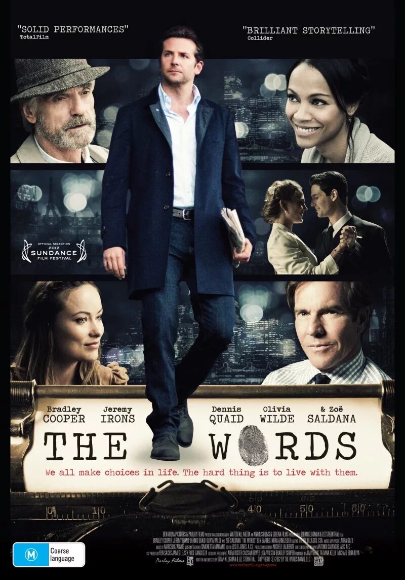 The words movie