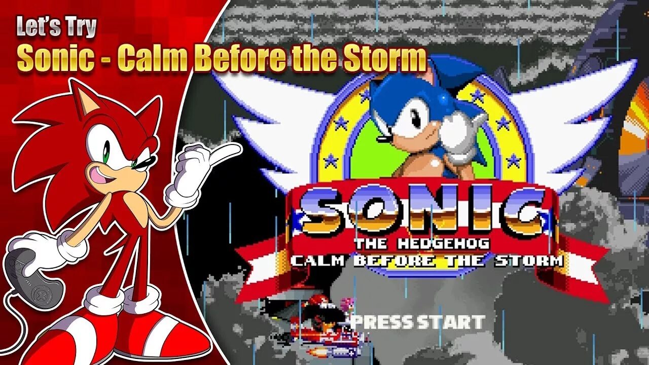 Sonic: Calm before the Storm. Sonic Storm Fangame. Sonic Calm.