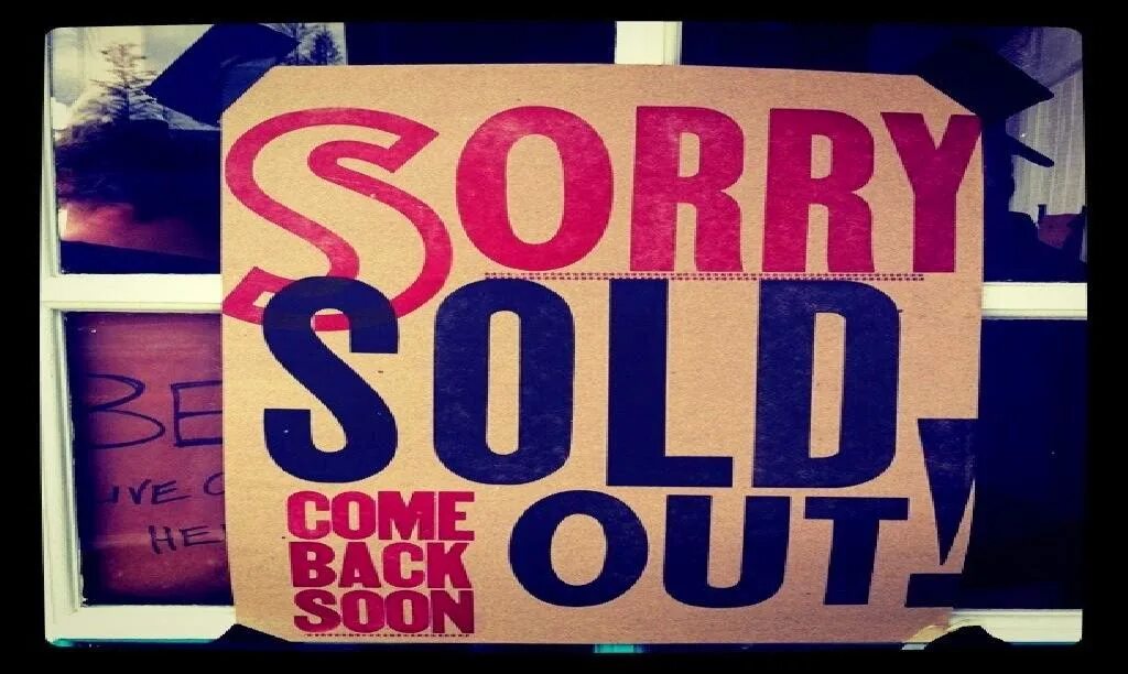 Sold out 2