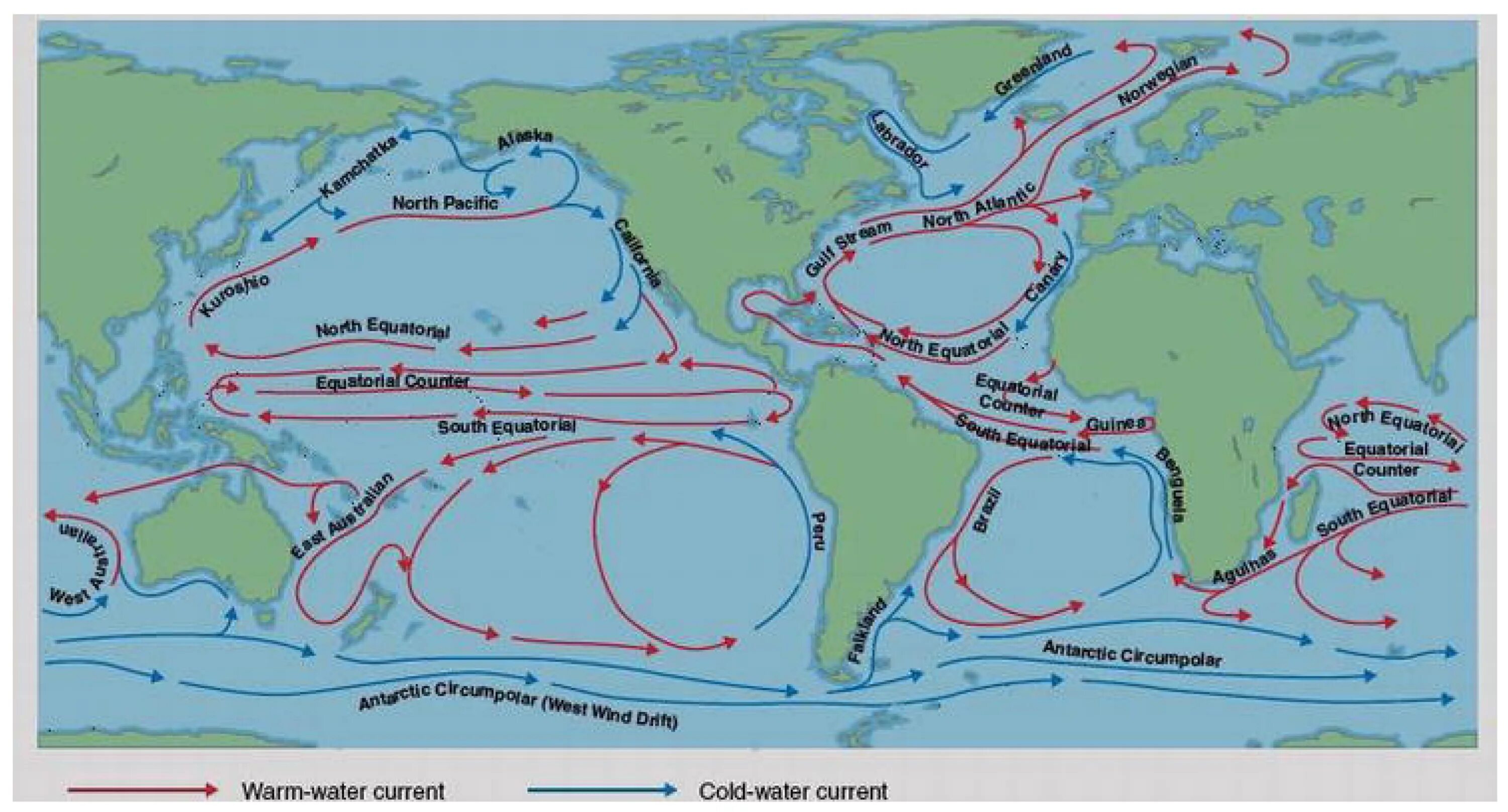 15 холодных течений. Схема течений мирового океана. Основные поверхностные течения в мировом океане. Карта поверхностных течений мирового океана. Схема основных поверхностных течений мирового океана.