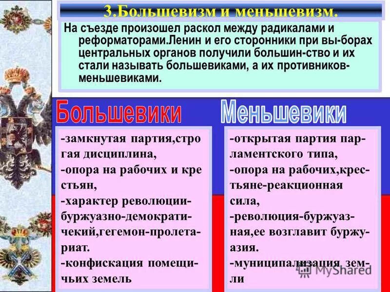 Почему большевиков называют большевиками. Меньшевики отношение к власти. Большевики и меньшевики. Большевики и меньшевики сравнение таблица. Сходства Большевиков и меньшевиков.