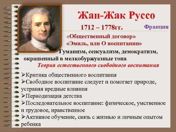 Ж ж руссо идеи. Ж Ж Руссо педагогические труды. Основные педагогические идеи Руссо. Ж Ж Руссо педагогические идеи.