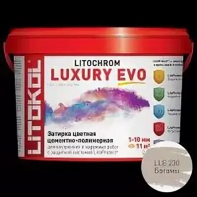 Litochrom Luxury EVO. 360 - Litochrom Luxury EVO lle 360 сизый (2кг ведро). Litokol luxury evo