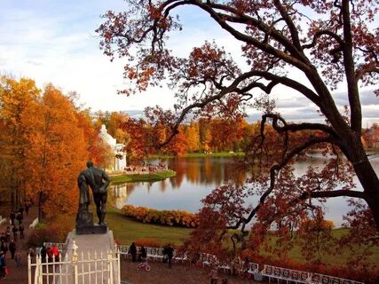 Пушкин царское село осенью
