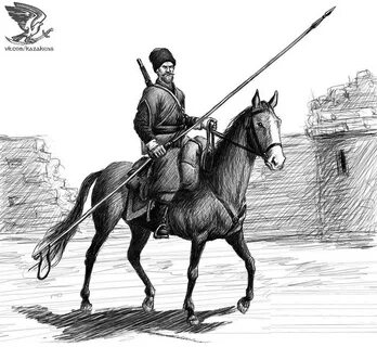 Кубанский казак рисунок