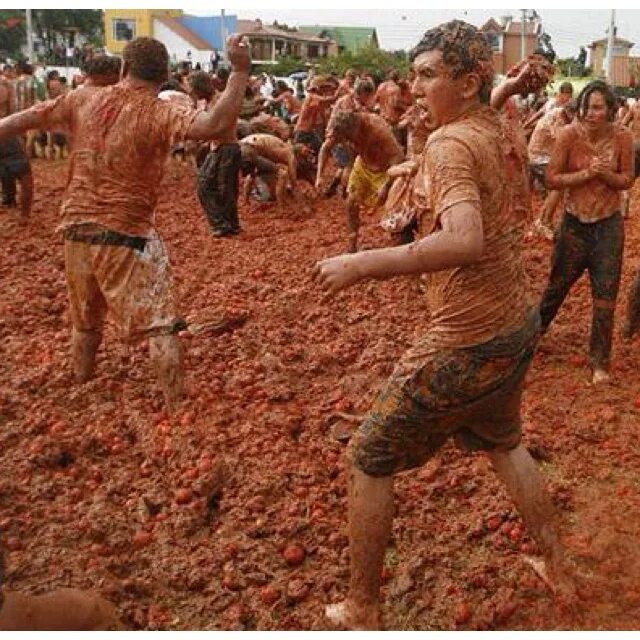 Кидает помидор. Фестиваль ла Томатина Испания. Tomatina праздник праздник в Испании.