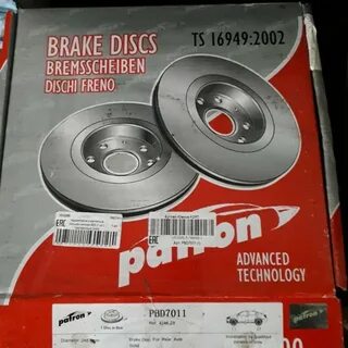 Тормозные диски patron