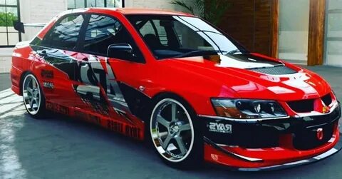 Mitsubishi evolution форсаж