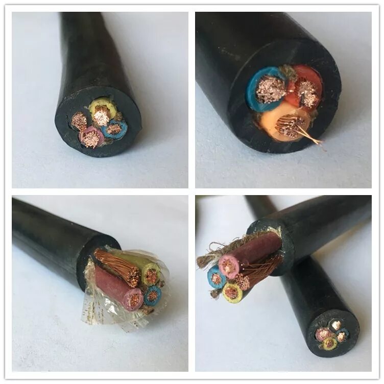 600v Soow 16awg/3-жильный 90 Градусов Резиновый Питающий Кабель Yc/ycw-тяжелого 
