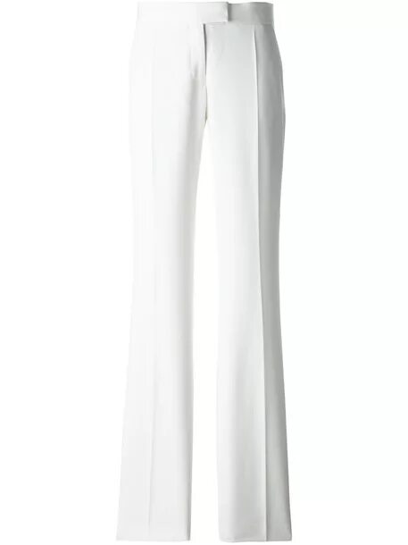 белые шерстяные брюки