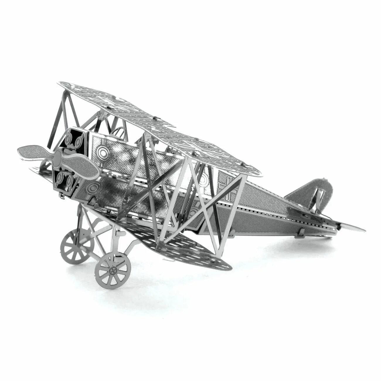 Металлическая модель самолета. Металлический конструктор 3д fascinations. Сборная модель Фоккер. Fokker d.VII. Металлический конструктор самолет.