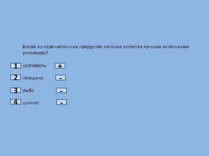 Какой из перечисленных продуктов питания является лучшим. В каких группах из перечисленных между