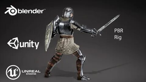 Blender knight