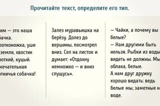 Тип текста 3 класс примеры Презентация "Виды текстов"