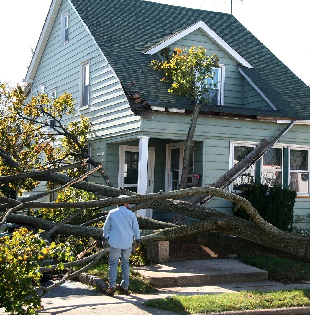 Small damage. Storm damage. roof wind damage. property damage. property damage purposefully.