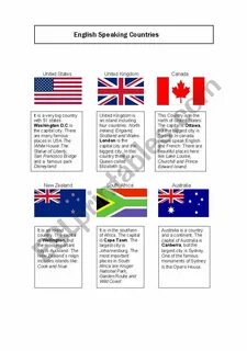 One of the english speaking countries